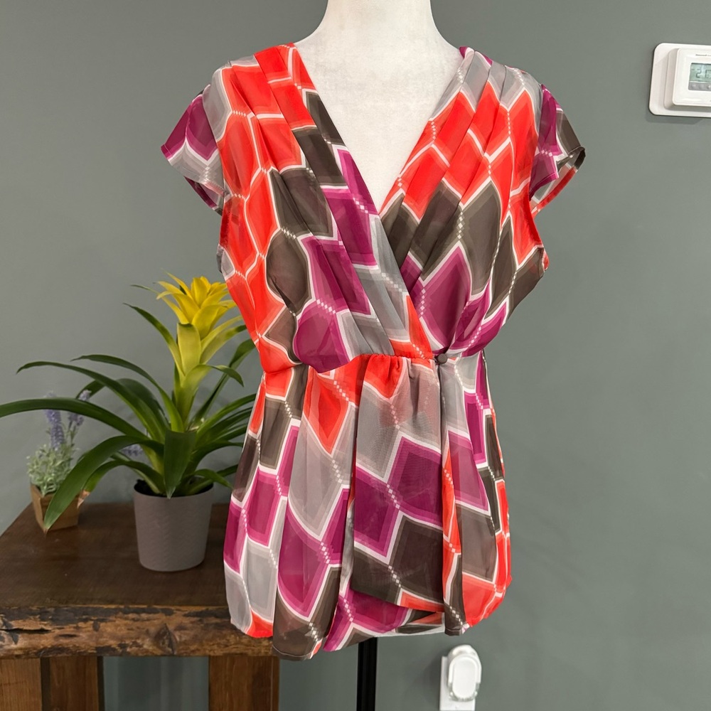 Banana Republic Sleeveless Top with Double Side Buttons